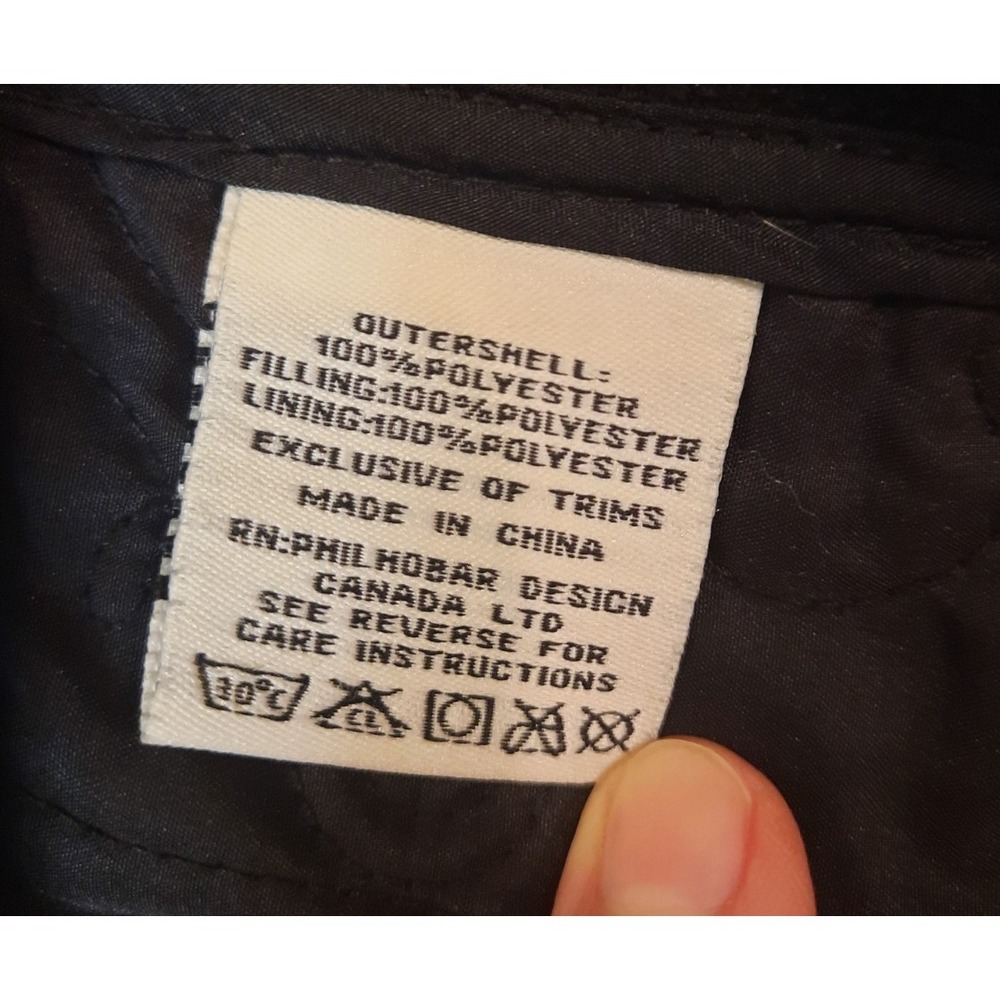 Cambridge Dry Goods Black 2 Tone Zip Up Vest Womens Size 1X - Picture 8 of 9